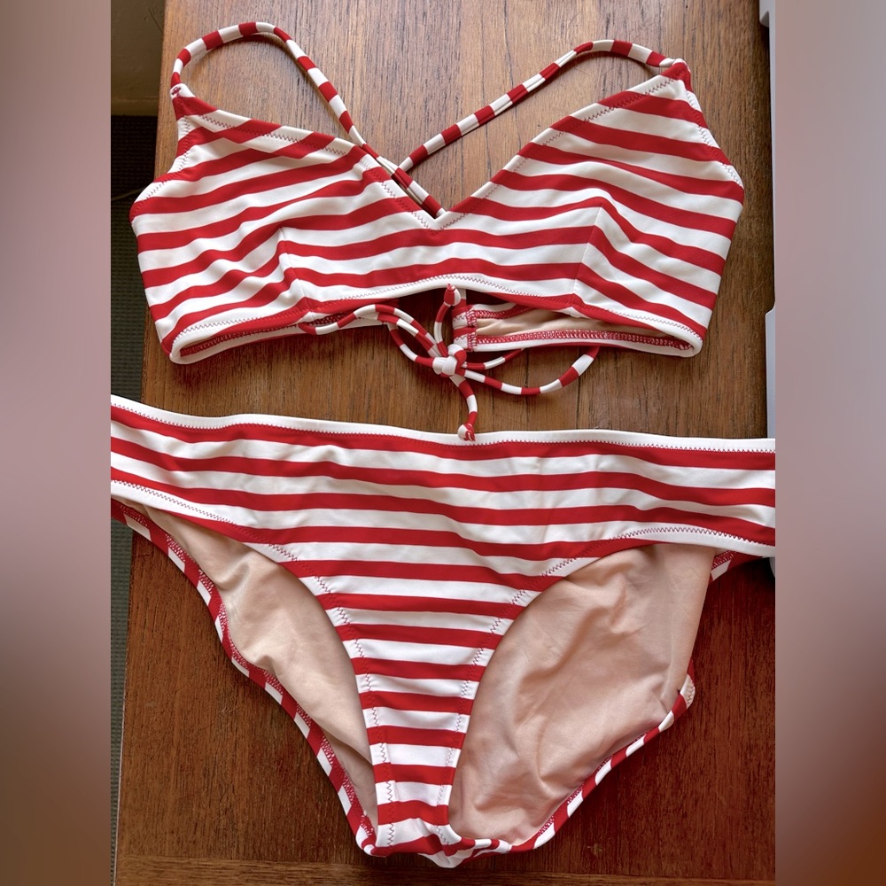 J. Crew Striped Bikini